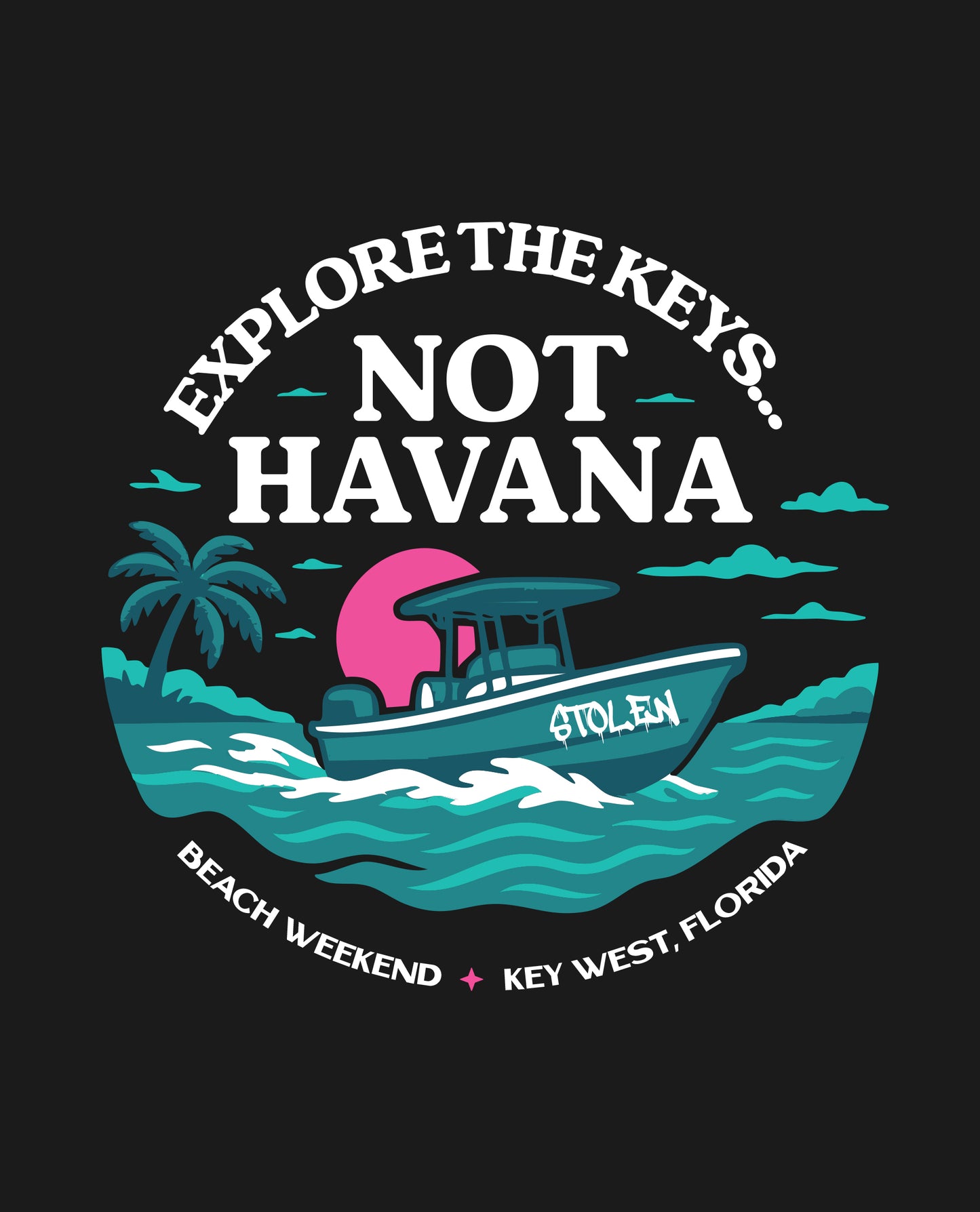 Explore the Keys, Not Havana Tee