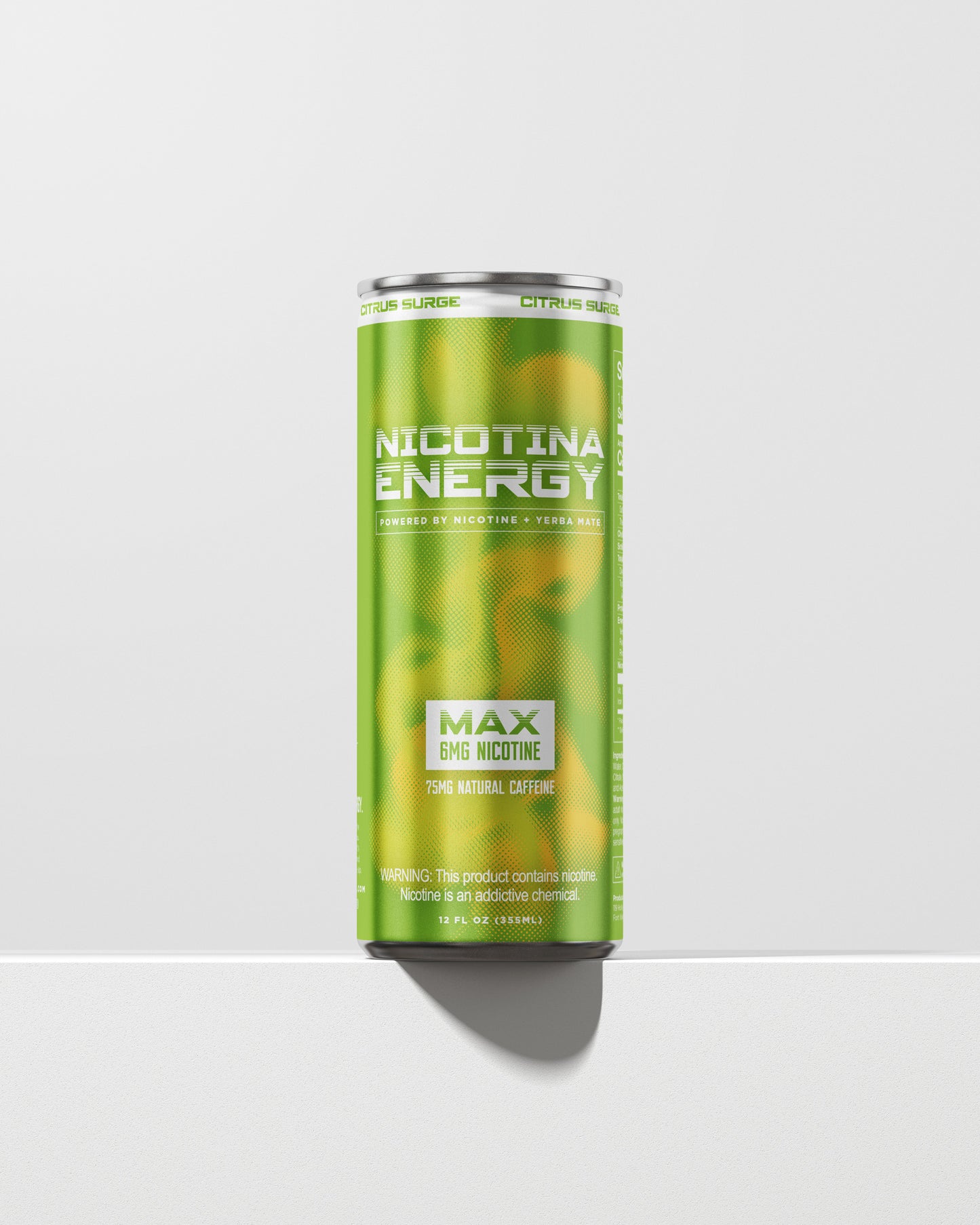 Front of Nic and Jet Fuel Max – citrus surge flavor, 6MG high-strength nicotine energy drink
